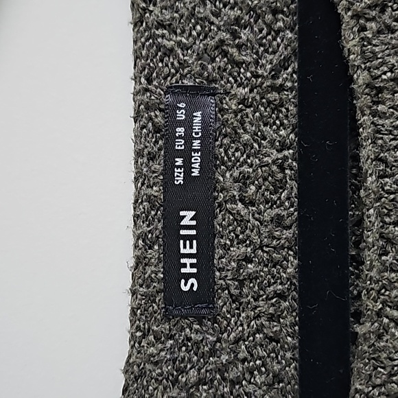 SHEIN Dark Green Sweater Dress size M/US 6 - Picture 2 of 4